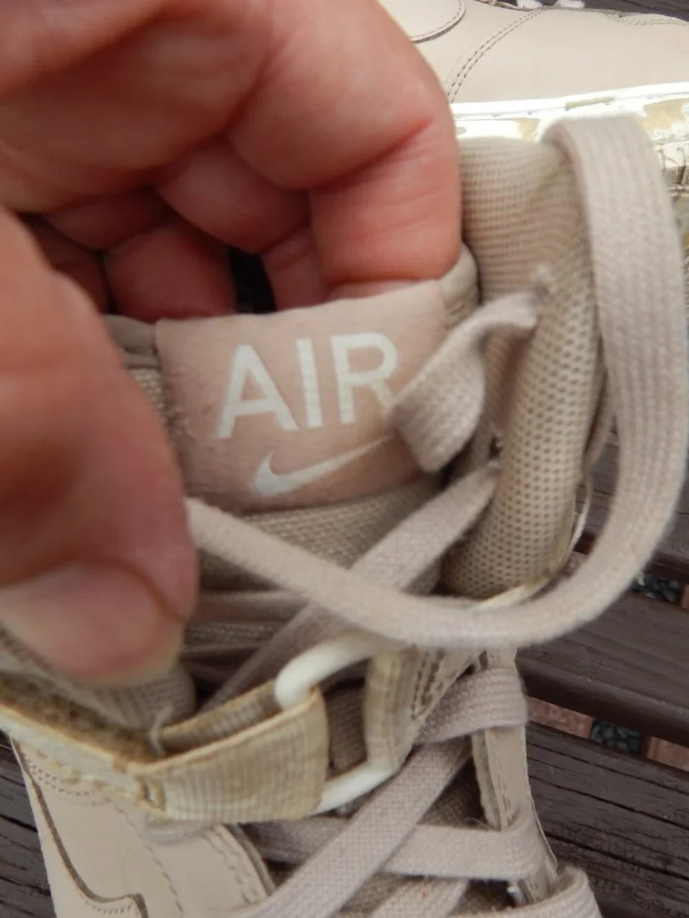 Nike Air Force 1 High Dip Dye AT3293-200 Sand Beige Mens SIze 11.5